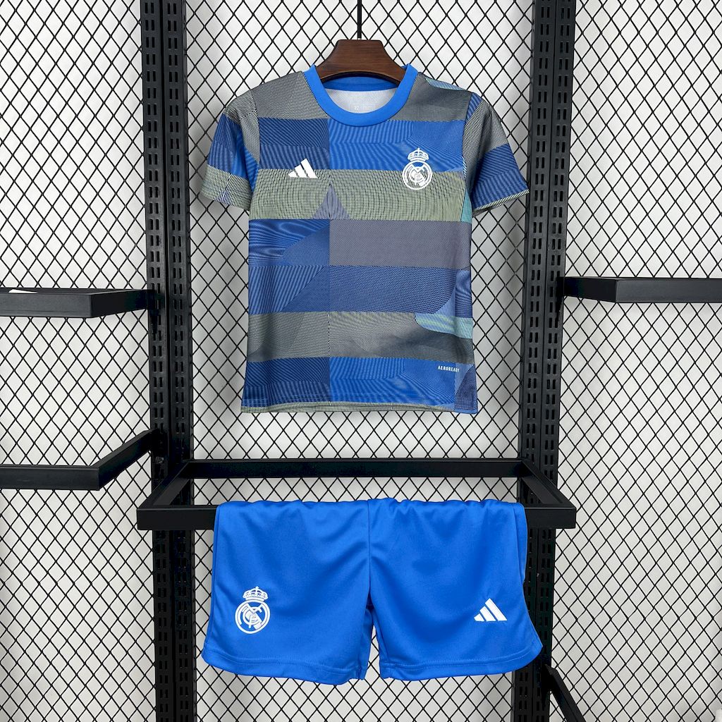2025030715150036.jpg Kids Real Madrid 2025/26 Pre-match training suit Kit - Image 1