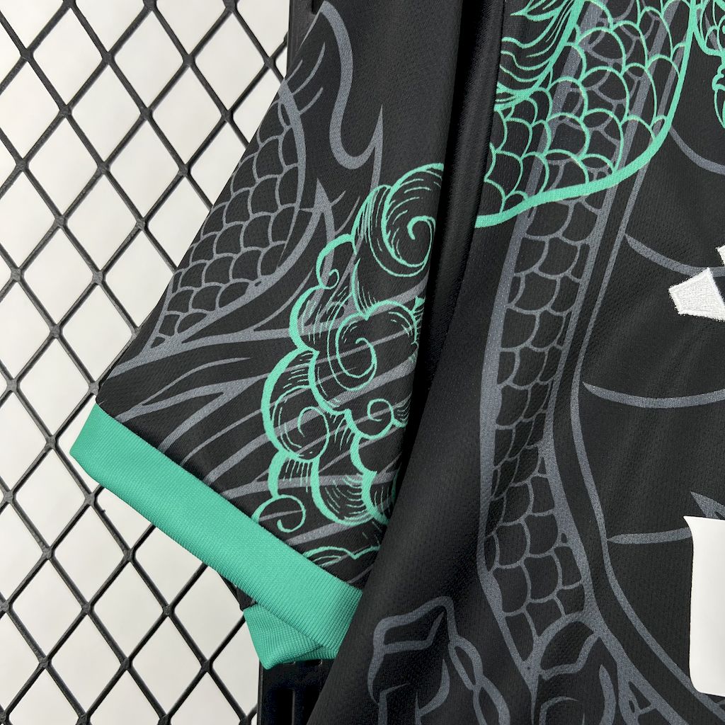 2025032017315154.jpg Mens Real Madrid 2025/26 Green and Black Dragon Special Edition Jersey - Image 6
