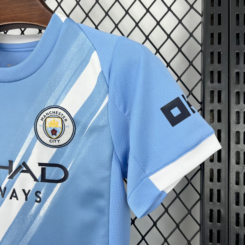 2025032216474368.jpg Kids Manchester City 2025/26 Home Kit - Image 4