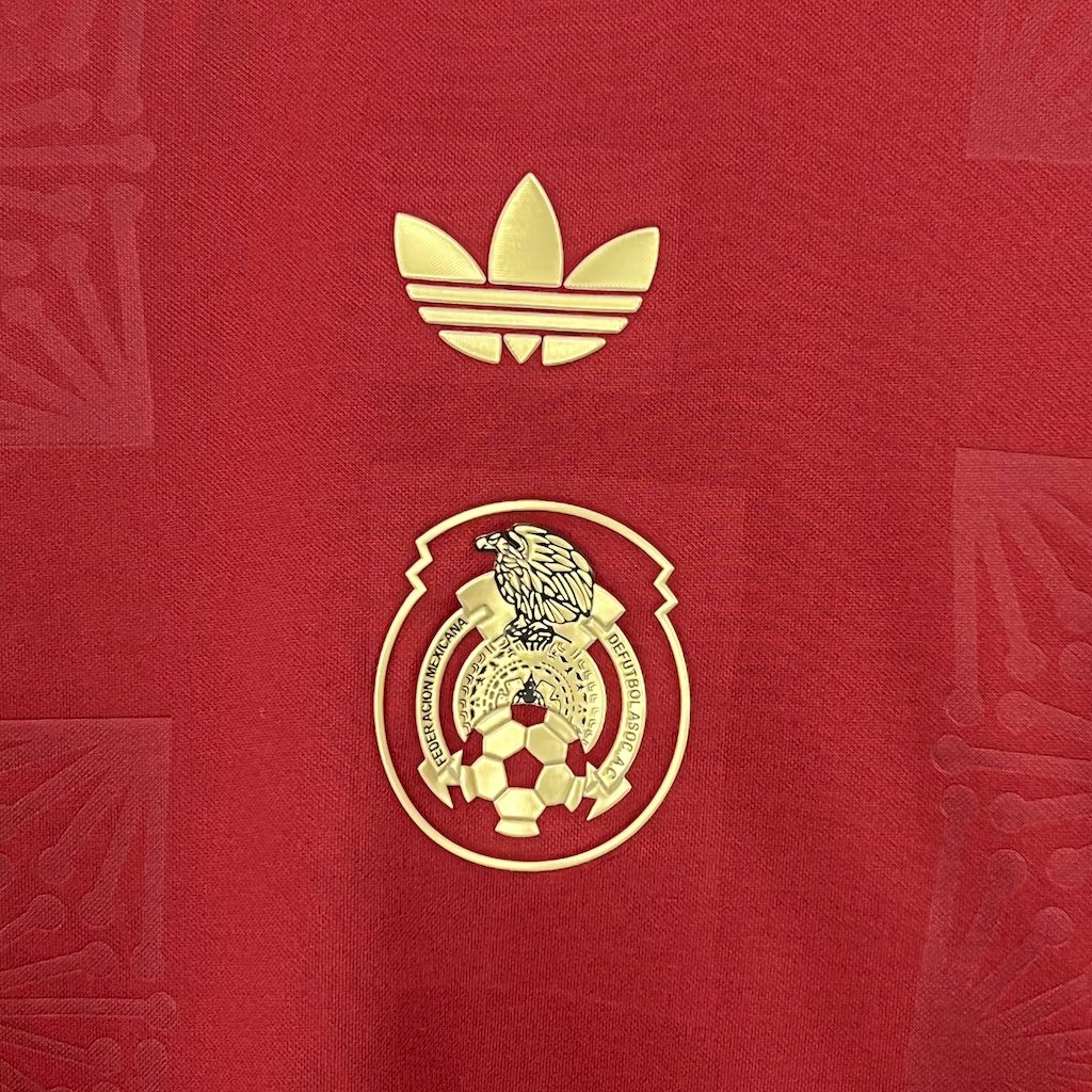 2025032918462393.jpg Mens Mexico 2025/26 Gold- Red Jersey - Image 7