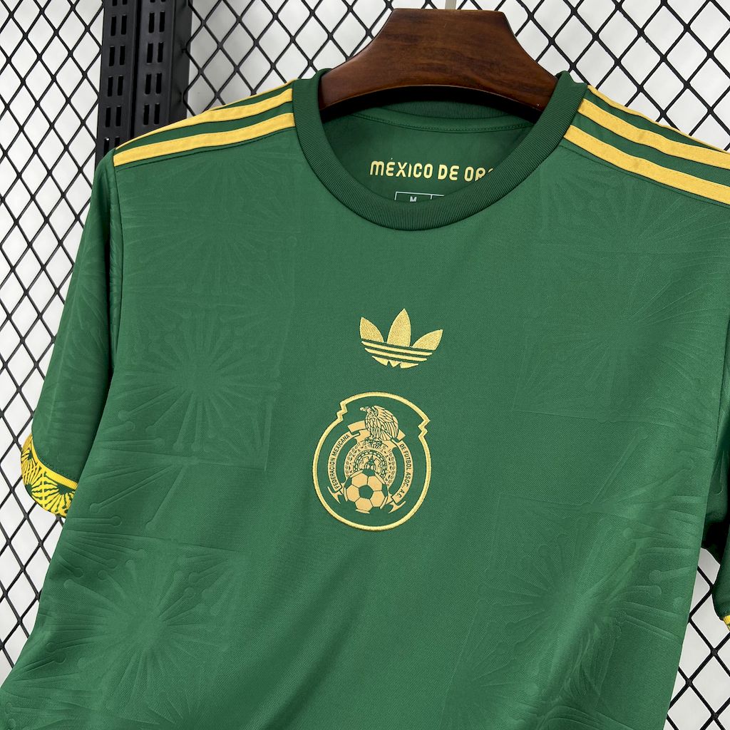 202503301352529.jpg Mens Mexico 2025/26 Gold- Green Jersey - Image 6