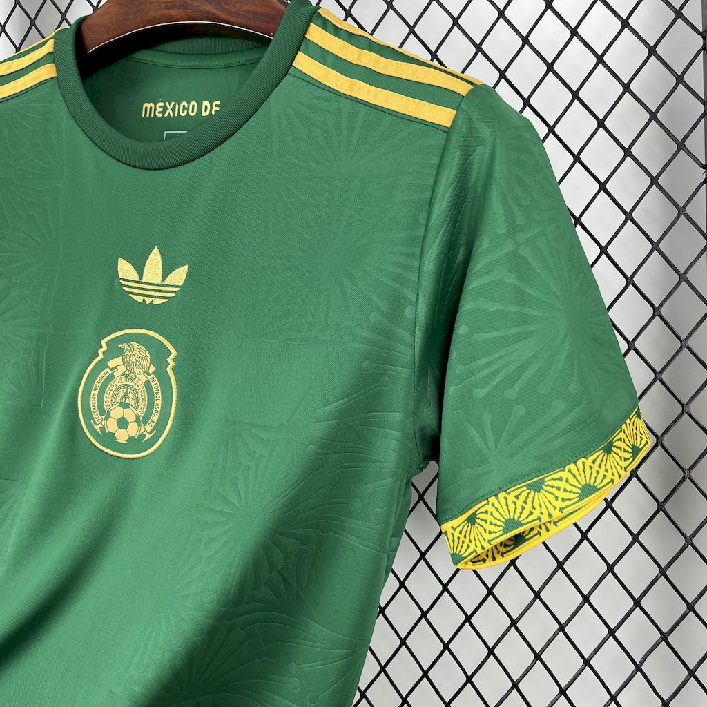 2025033013532827.jpg Mens Mexico 2025/26 Gold- Green Jersey - Image 3