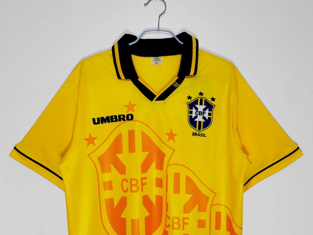 2025033017472954.jpg Retro Brazil 1994 World Cup Home Jersey - Image 7