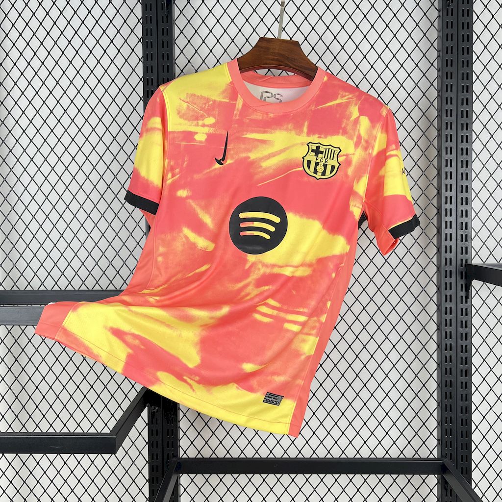 2025040115011897.jpg Mens Barcelona 2025/26 Orange pre-match Jersey - Image 1