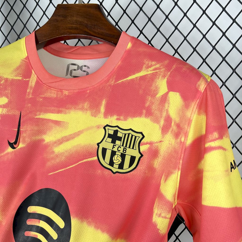 2025040115012277.jpg Mens Barcelona 2025/26 Orange pre-match Jersey - Image 5