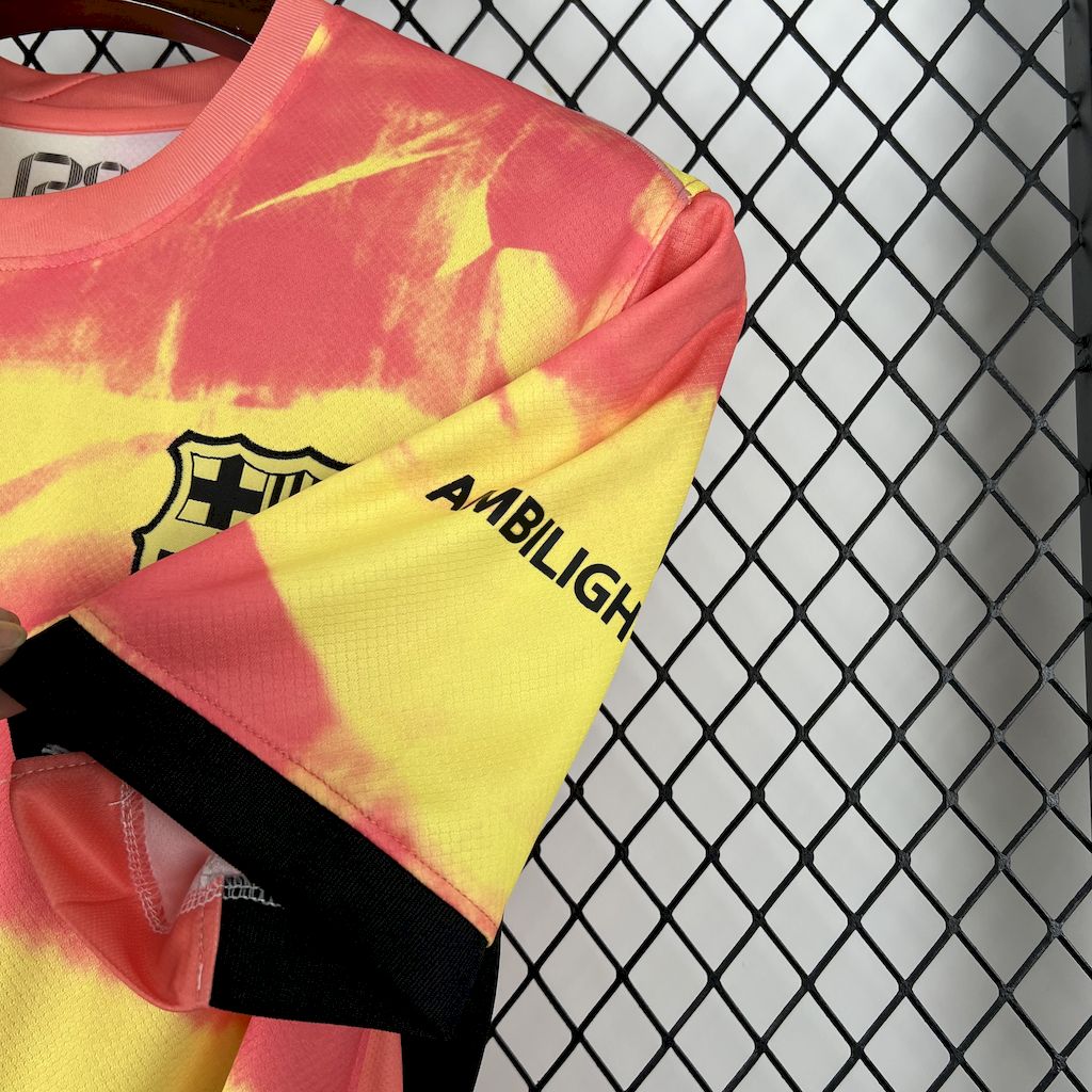 2025040115012374.jpg Mens Barcelona 2025/26 Orange pre-match Jersey - Image 4