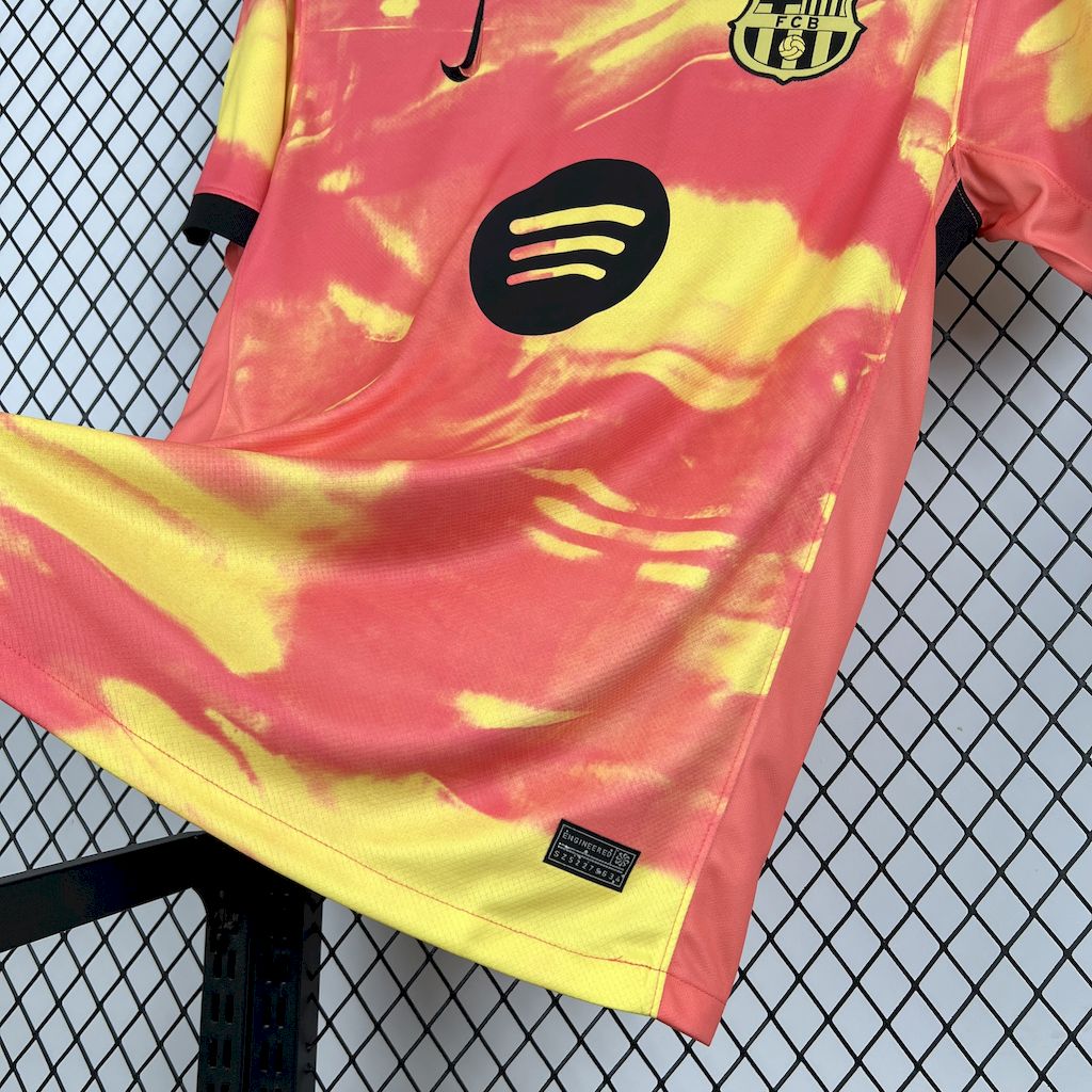 2025040115012590.jpg Mens Barcelona 2025/26 Orange pre-match Jersey - Image 3