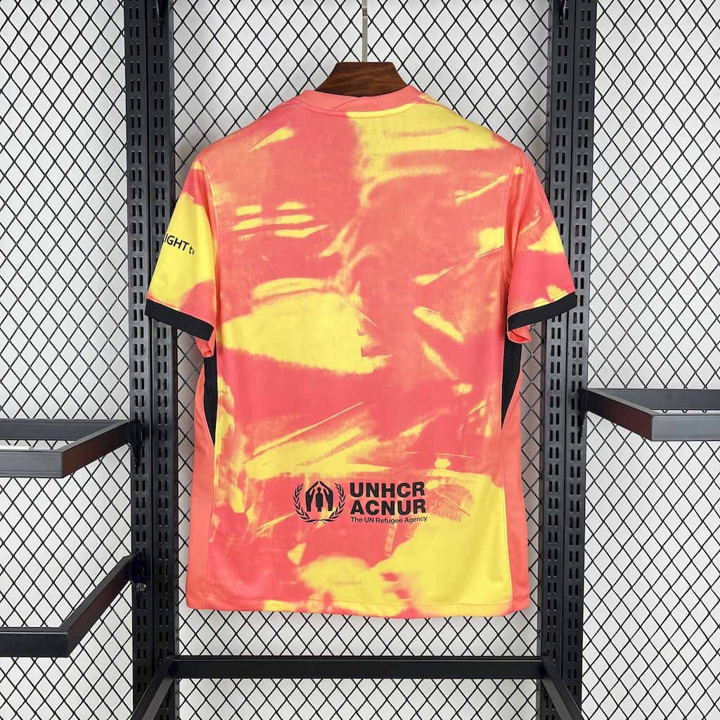 2025040115012712.jpg Mens Barcelona 2025/26 Orange pre-match Jersey - Image 2