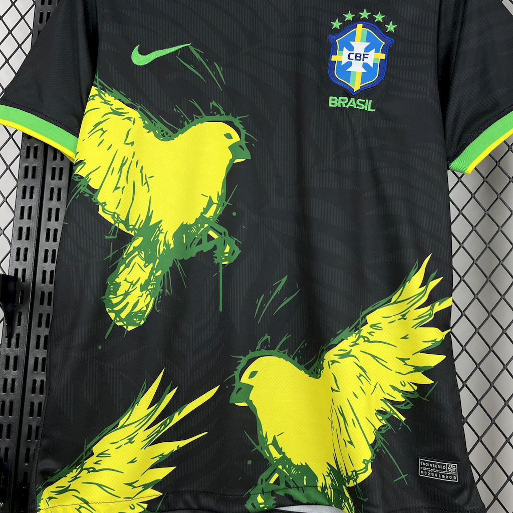 2025041113201042.jpg Mens Brazil 2025/26 Dove Edition Black Jersey - Image 3