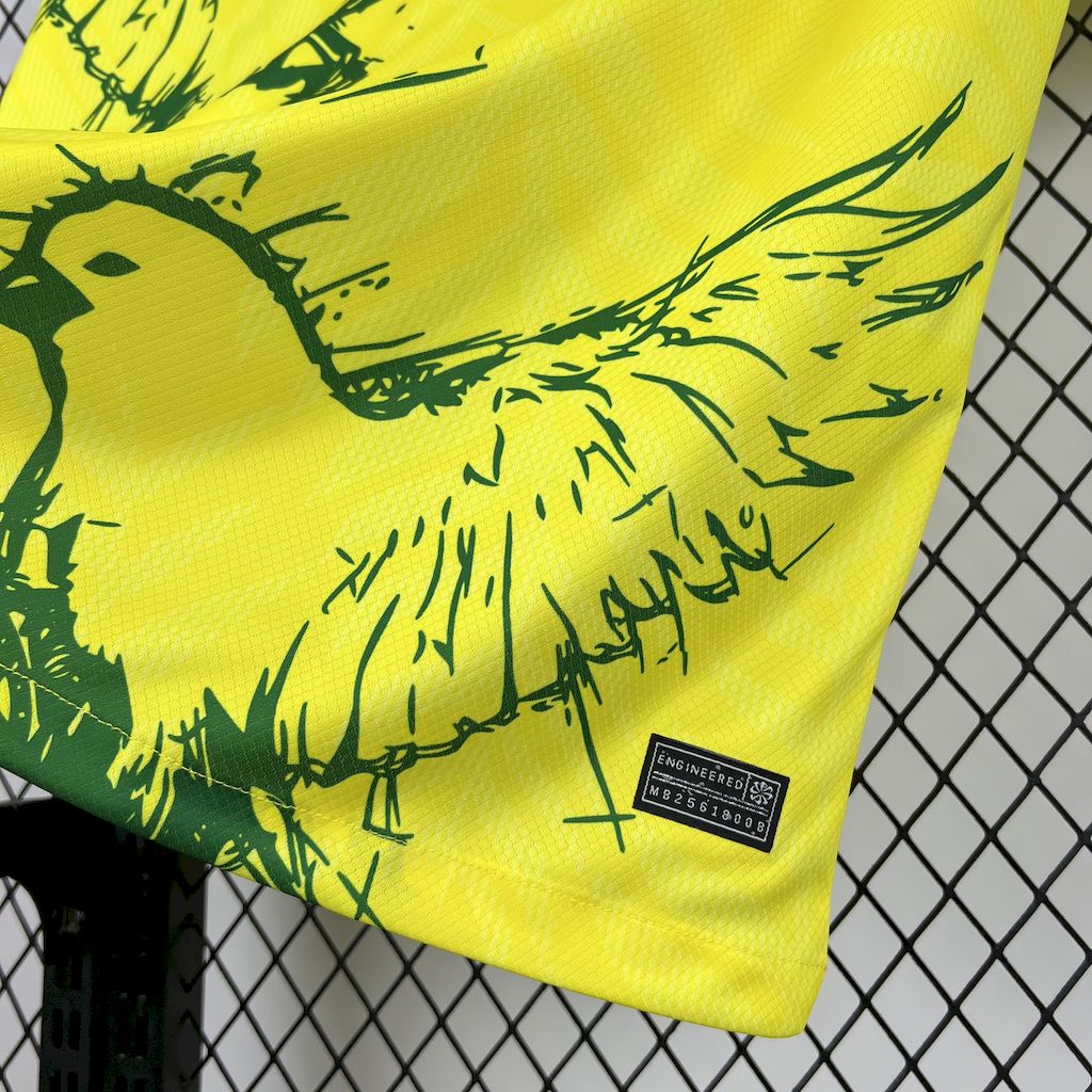 202504111320181.jpg Mens Brazil 2025/26 Pigeon yellow Jersey - Image 3