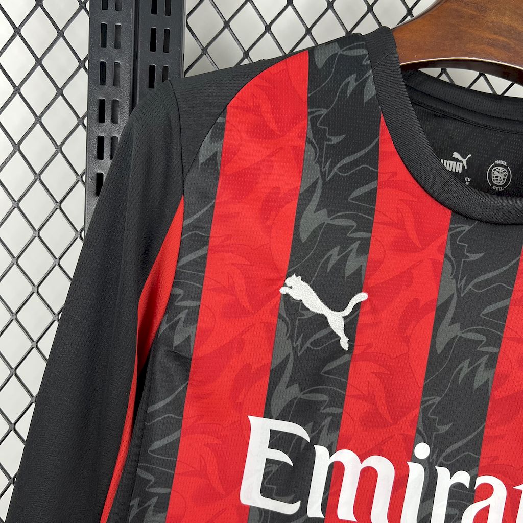 2025041215531568.jpg Mens AC Milan 2025/26 Home Long Sleeve Jersey - Image 7