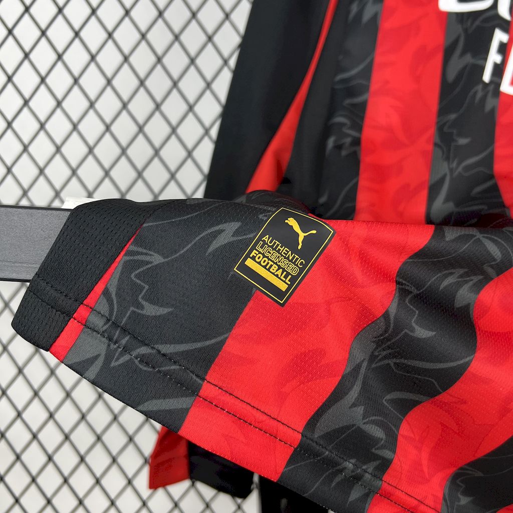 2025041215531864.jpg Mens AC Milan 2025/26 Home Long Sleeve Jersey - Image 5