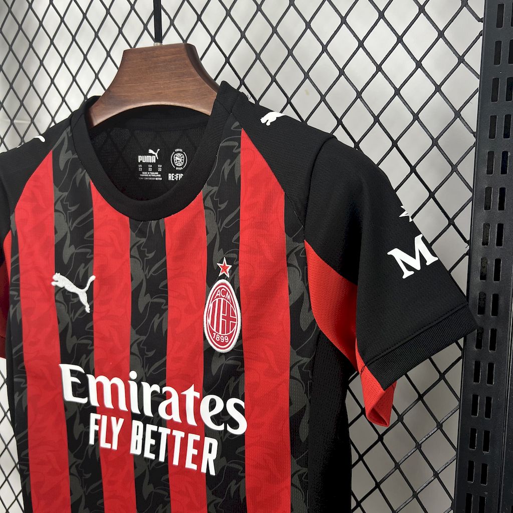 2025041514534863.jpg Kids AC Milan 2025/26 Home Kit - Image 5