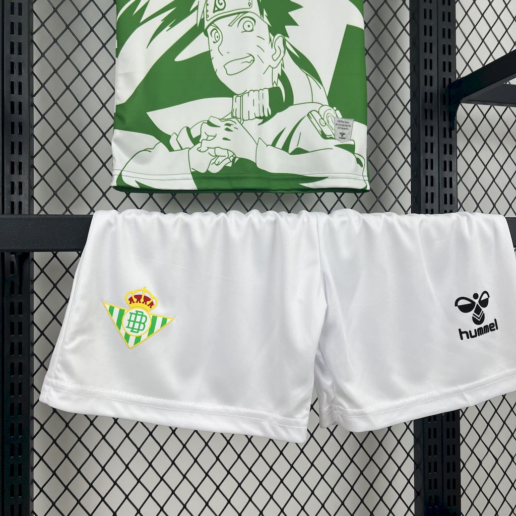 2025041515075855.jpg Kids Real Betis 2025/26 Hummel x Limited-edition Naruto Kit - Image 3