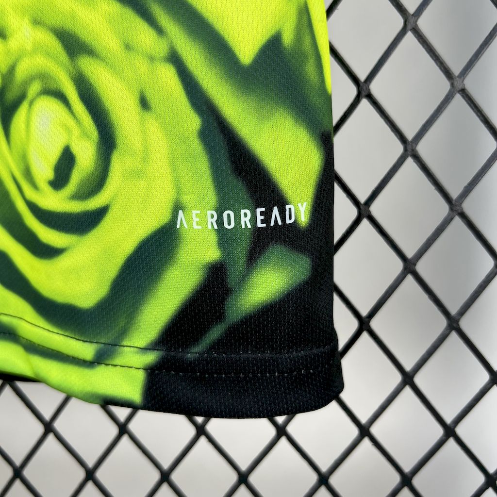 2025041914010572.jpg Mens Real Madrid 2025/26 Green Rose Bamboo Leaf Green Jersey - Image 3