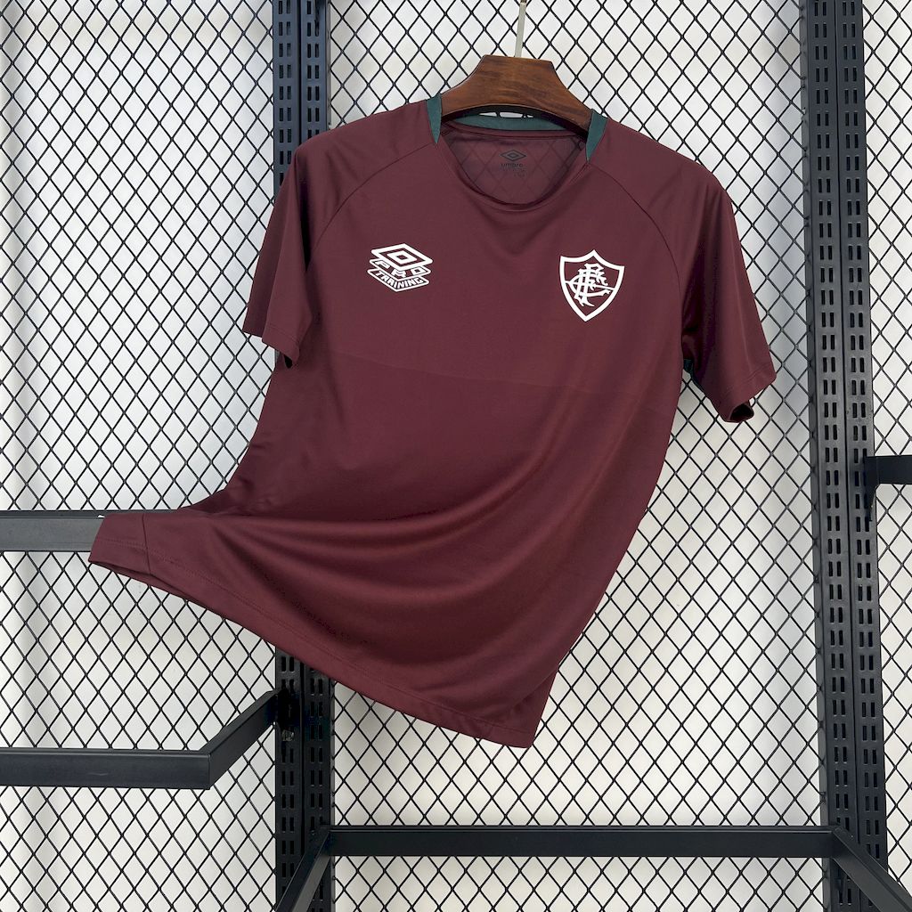 2025041917102629.jpg Mens Fluminense 2025/26 Maroon pre-race Jersey - Image 1