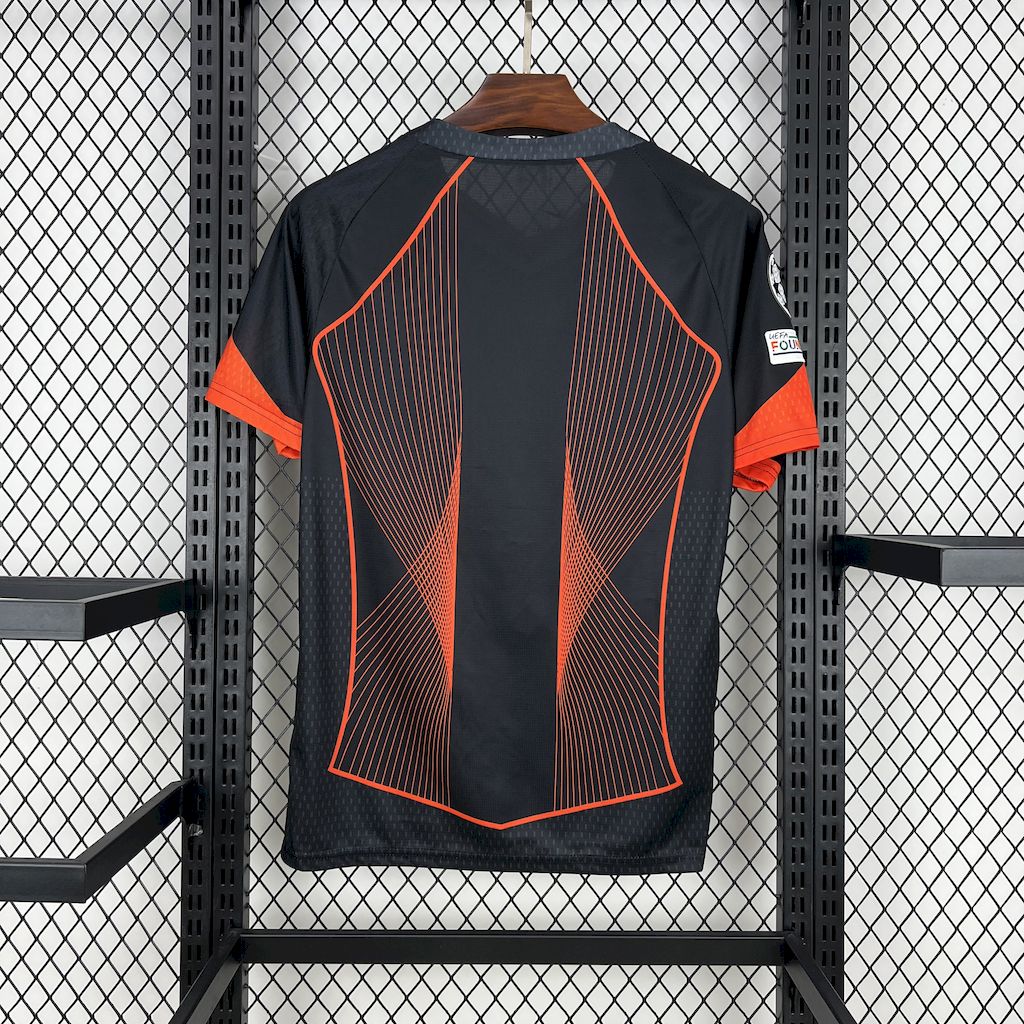 2025050114293041.jpg Mens Barcelona 2025/26 black orange special edition Jersey (With Champions League) - Image 2