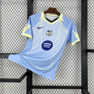 Mens Barcelona 2025/26 blue special edition Jersey (With Champions League)