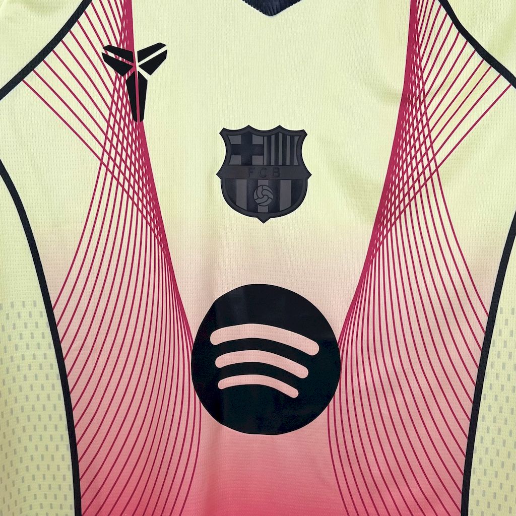 2025050114295372.jpg Mens Barcelona 2025/26 yellow pink special edition Jersey (With Champions League) - Image 4