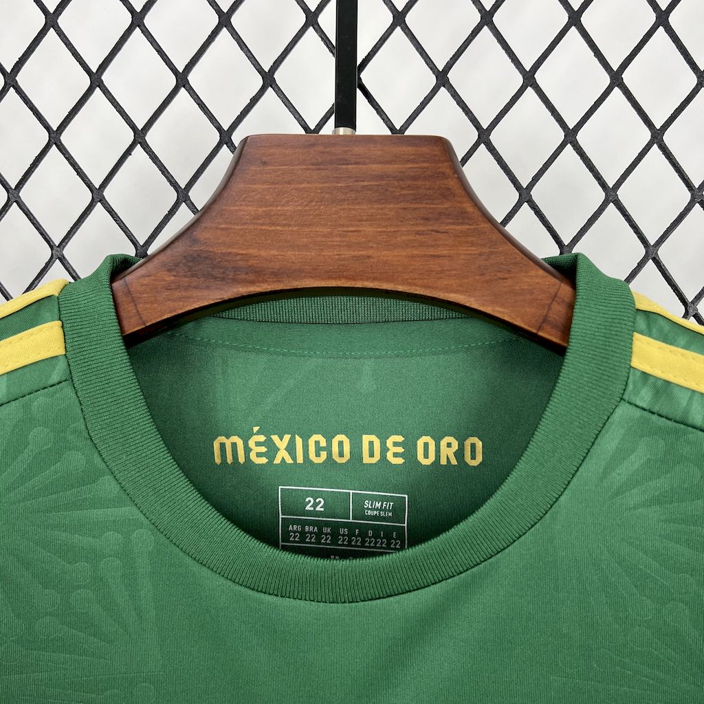 2025050114464161.jpg Kids Mexico 2025/26 Gold- Green Kit - Image 9