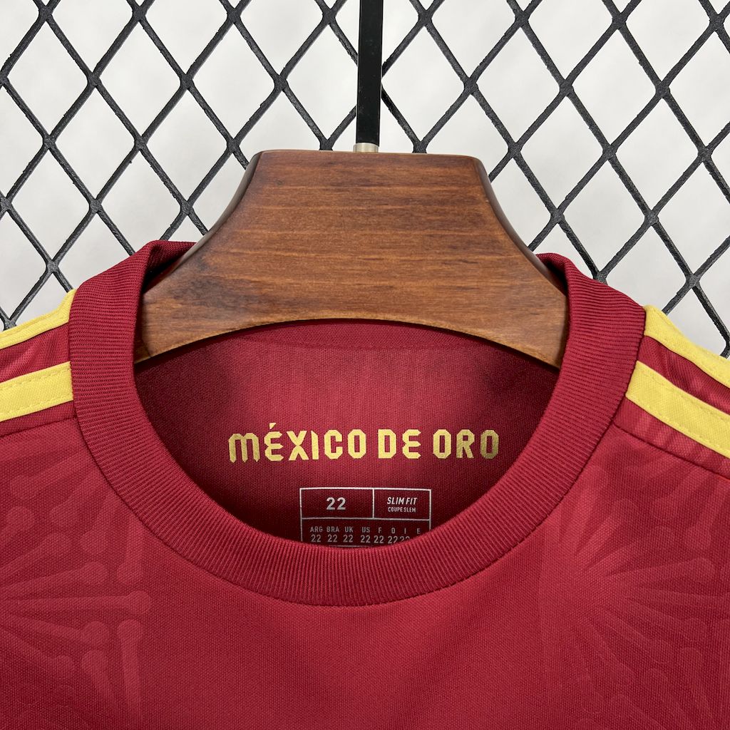 2025050114465451.jpg Kids Mexico 2025/26 Gold- Red Kit - Image 9