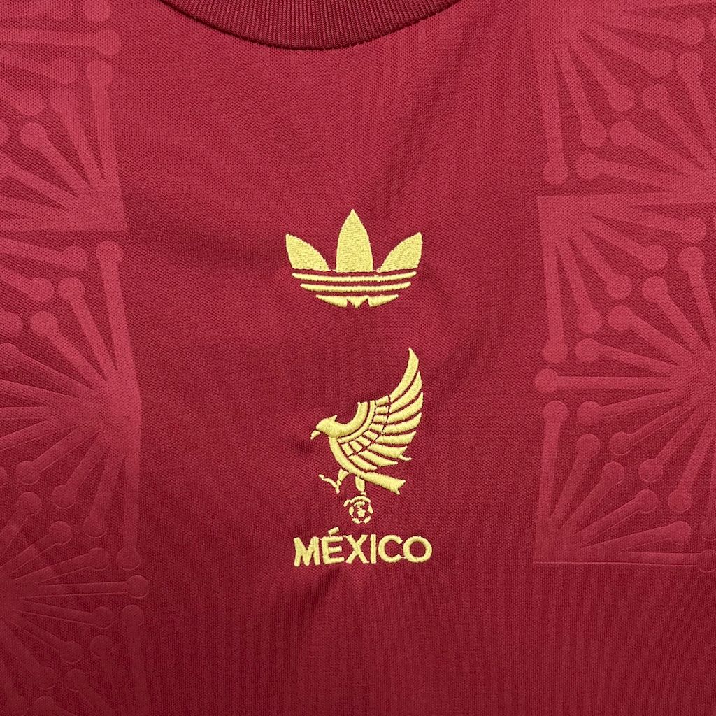2025050114465789.jpg Kids Mexico 2025/26 Gold- Red Kit - Image 7