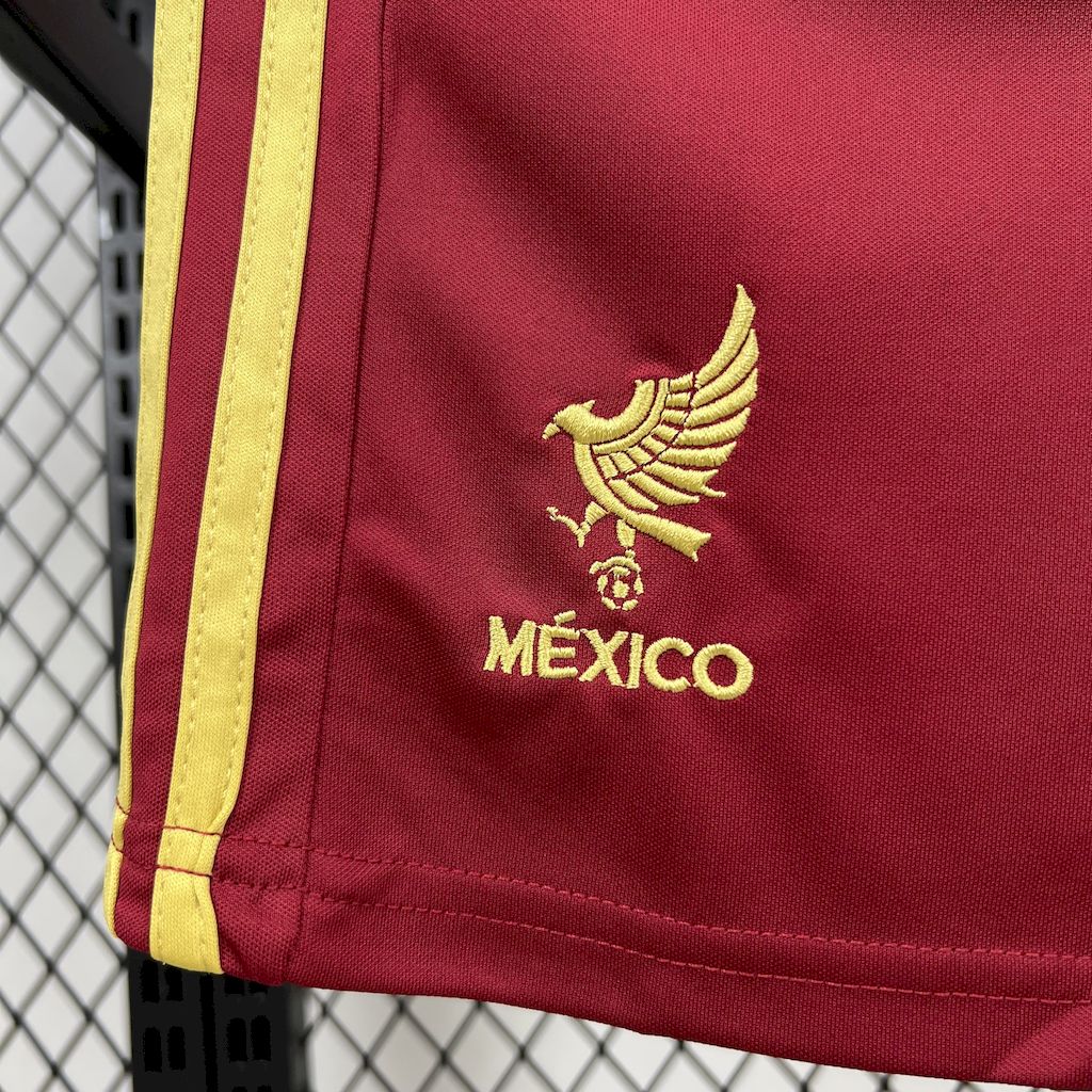 2025050114465914.jpg Kids Mexico 2025/26 Gold- Red Kit - Image 5