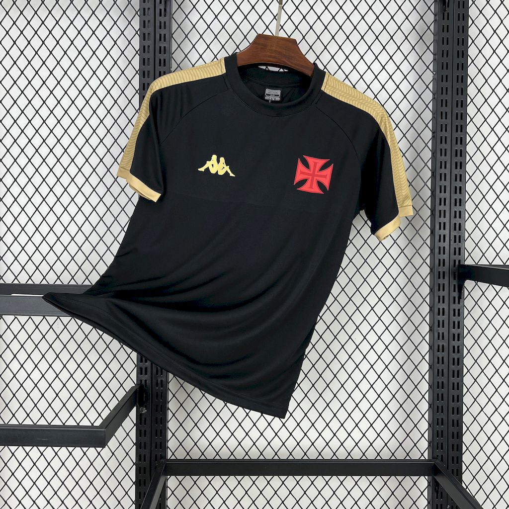 2025050413580046.jpg Mens Vasco da gama 2025/26  Supporter Black Gold Jersey - Image 1