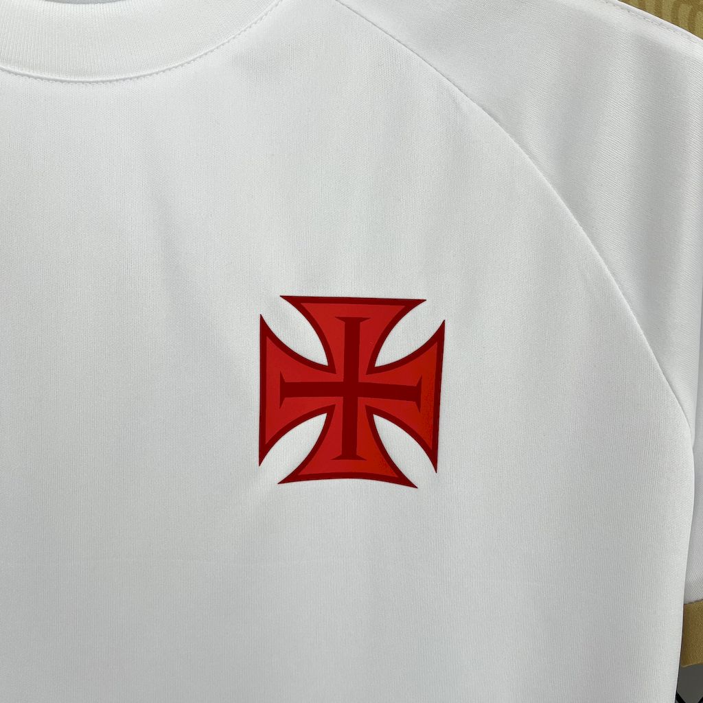 2025050413581110.jpg Mens Vasco da gama 2025/26  Supporter White Gold Jersey - Image 4