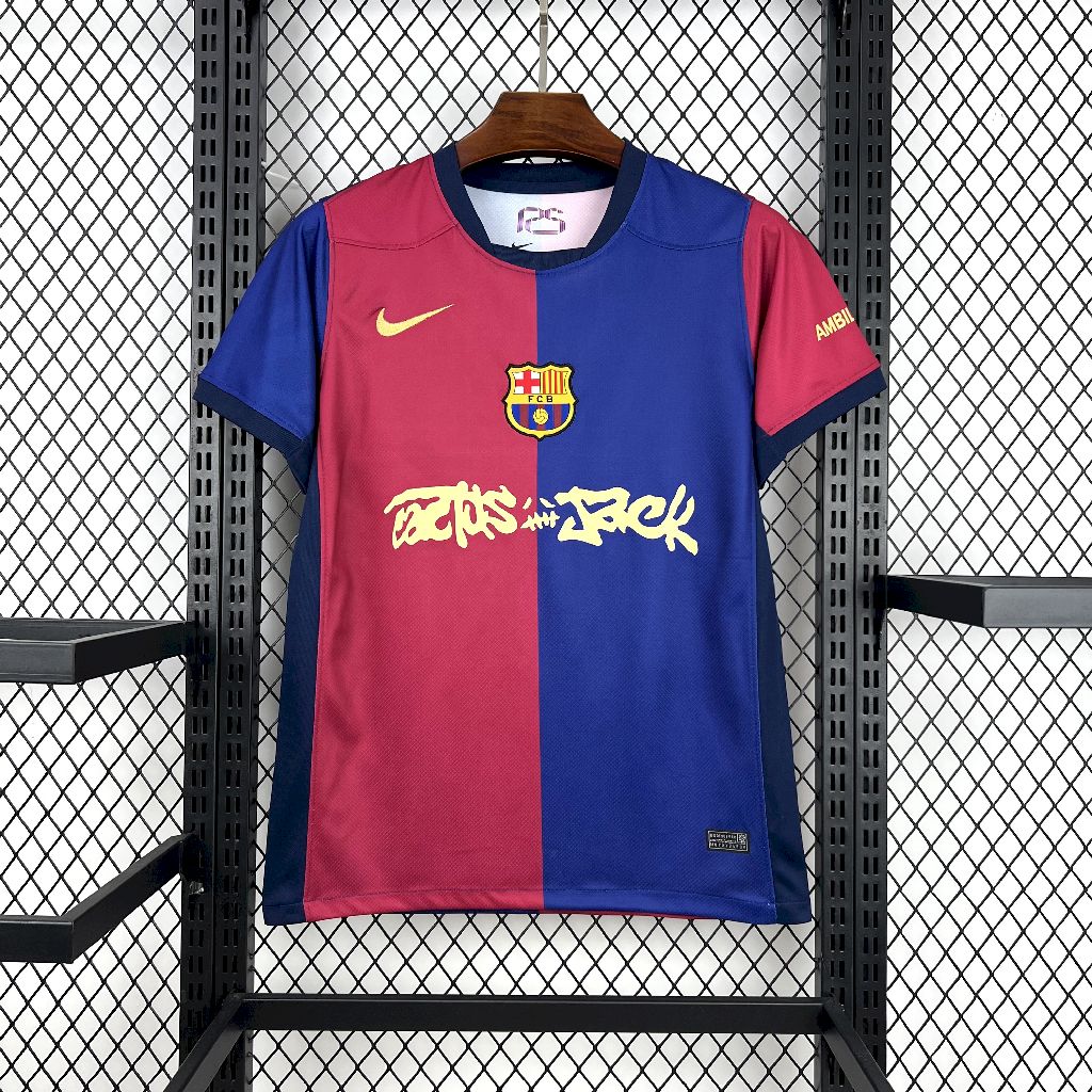 2025050618225526.jpg Mens Barcelona 2024/25 Travis Scott Edition Home Jersey - Image 2