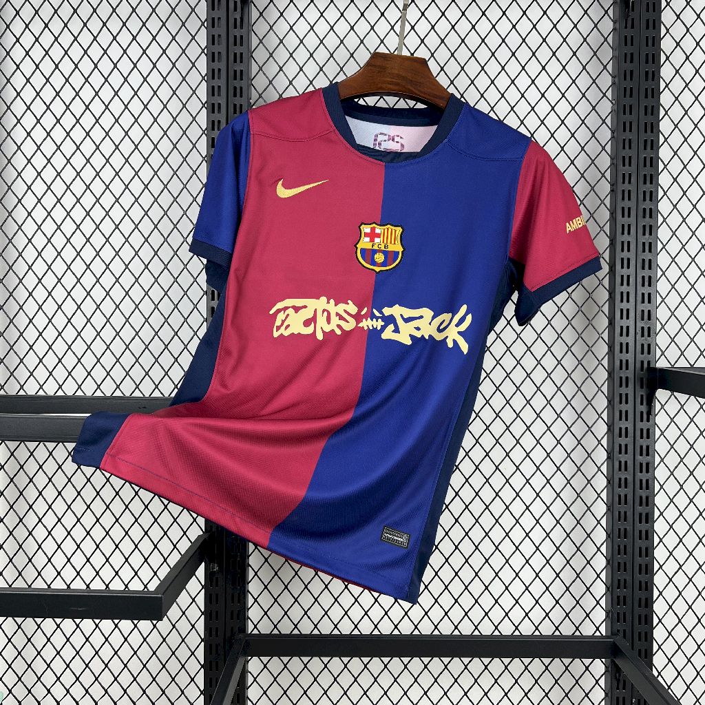 2025050618230253.jpg Mens Barcelona 2024/25 Travis Scott Edition Home Jersey - Image 1