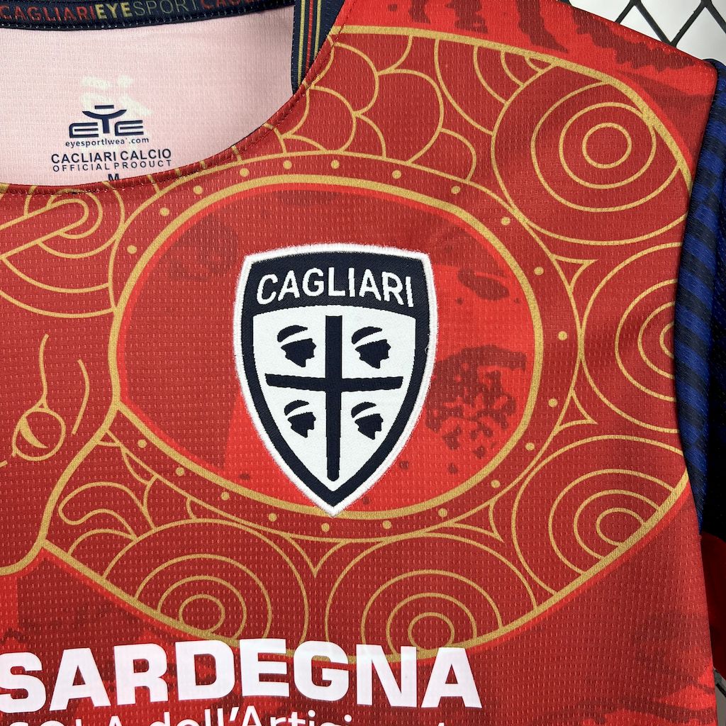 202505091524498.jpg Mens Cagliari Calcio 2024/25 Year of the Snake Limited Edition Jersey - Image 9