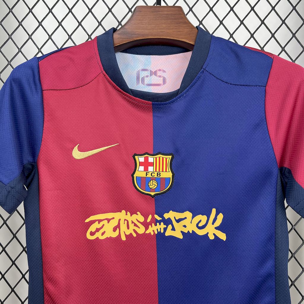 2025051015594014.jpg Kids Barcelona 2024/25 Home Travis Scott Edition Kit - Image 9