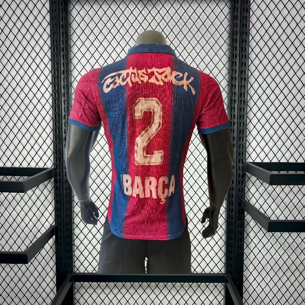 2025051310224175.jpg Mens Barcelona 2000/01 Home Retro Skeleton Authentic Jersey - Image 2