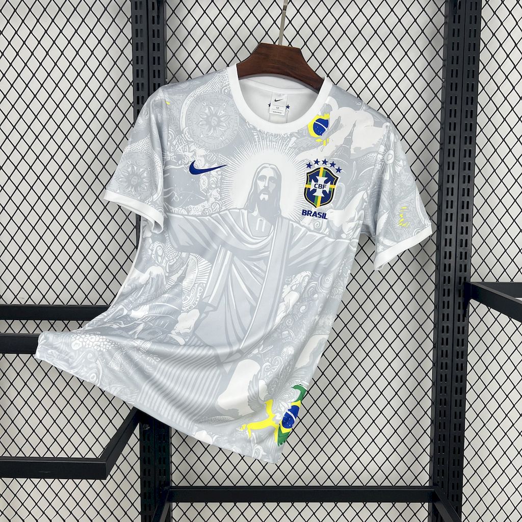 2025051719082940.jpg Mens Brazil 2024/25 Special Edition White Jersey - Image 1