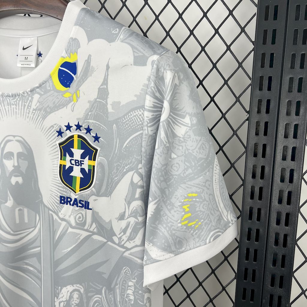 2025051719083577.jpg Mens Brazil 2024/25 Special Edition White Jersey - Image 4