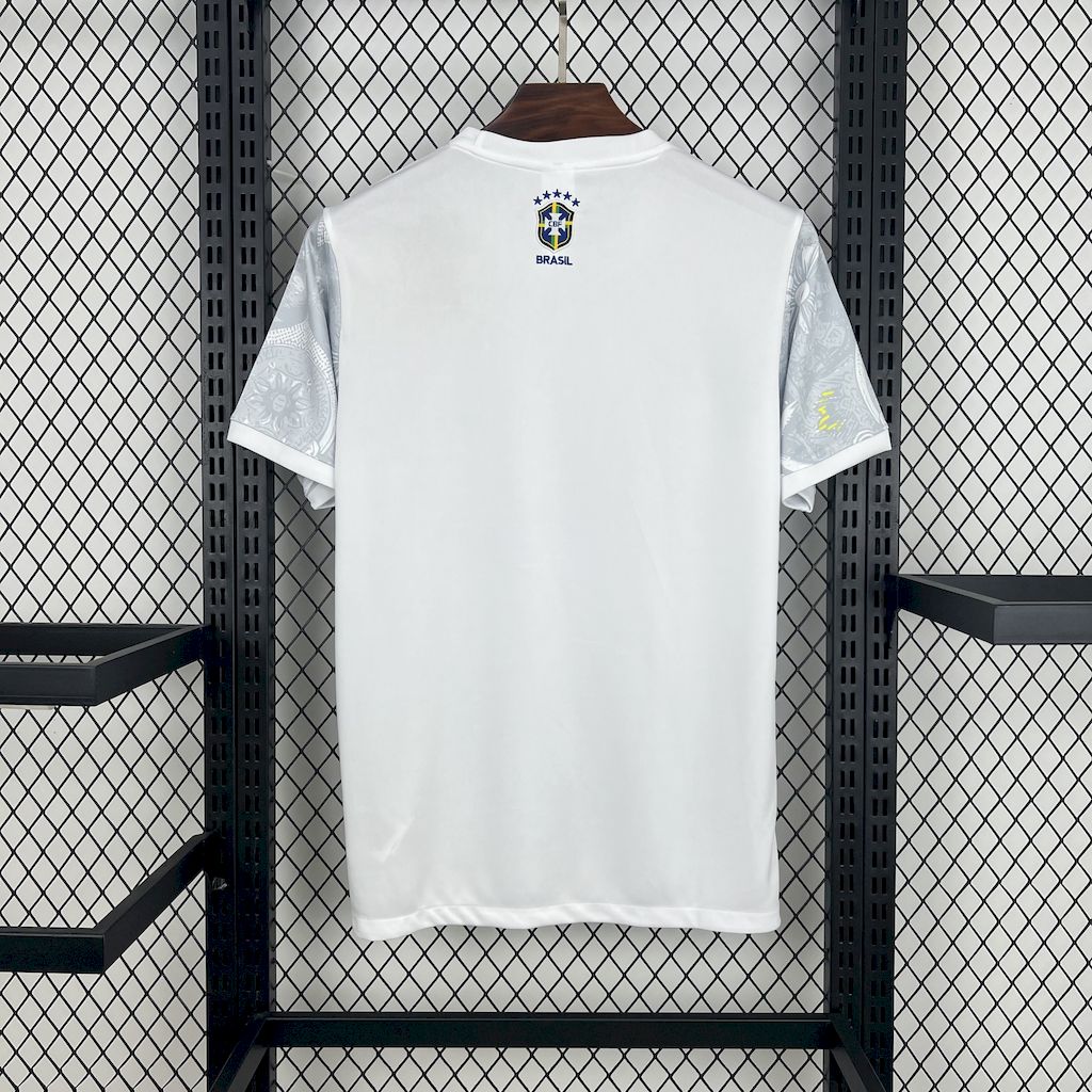 2025051719083610.jpg Mens Brazil 2024/25 Special Edition White Jersey - Image 2