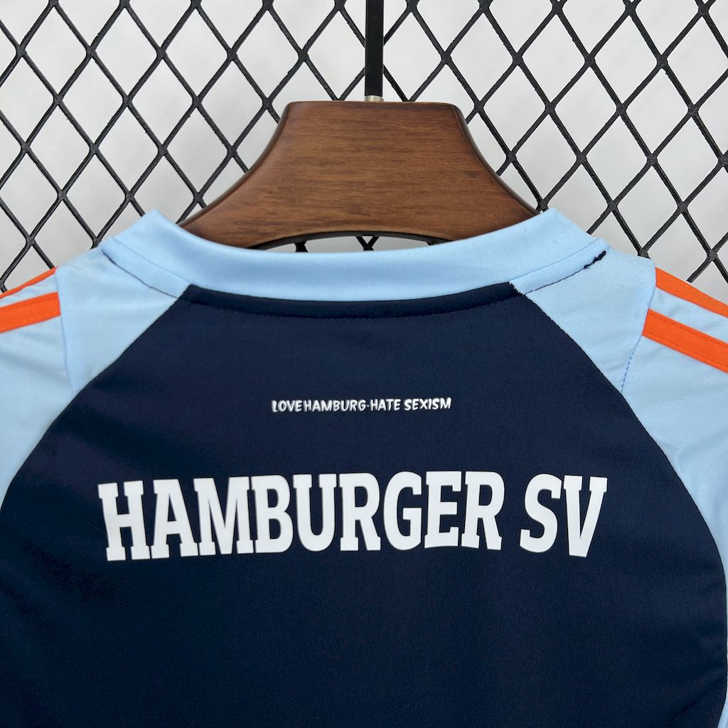 2025051719274647.jpg Kids Hamburger SV 2024/25 Pre-Match Shirt Kit - Image 3