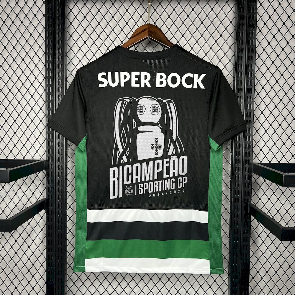 2025051916511353.jpg Mens Sporting CP 2024/25 Home Bicampeao Jersey - Image 1