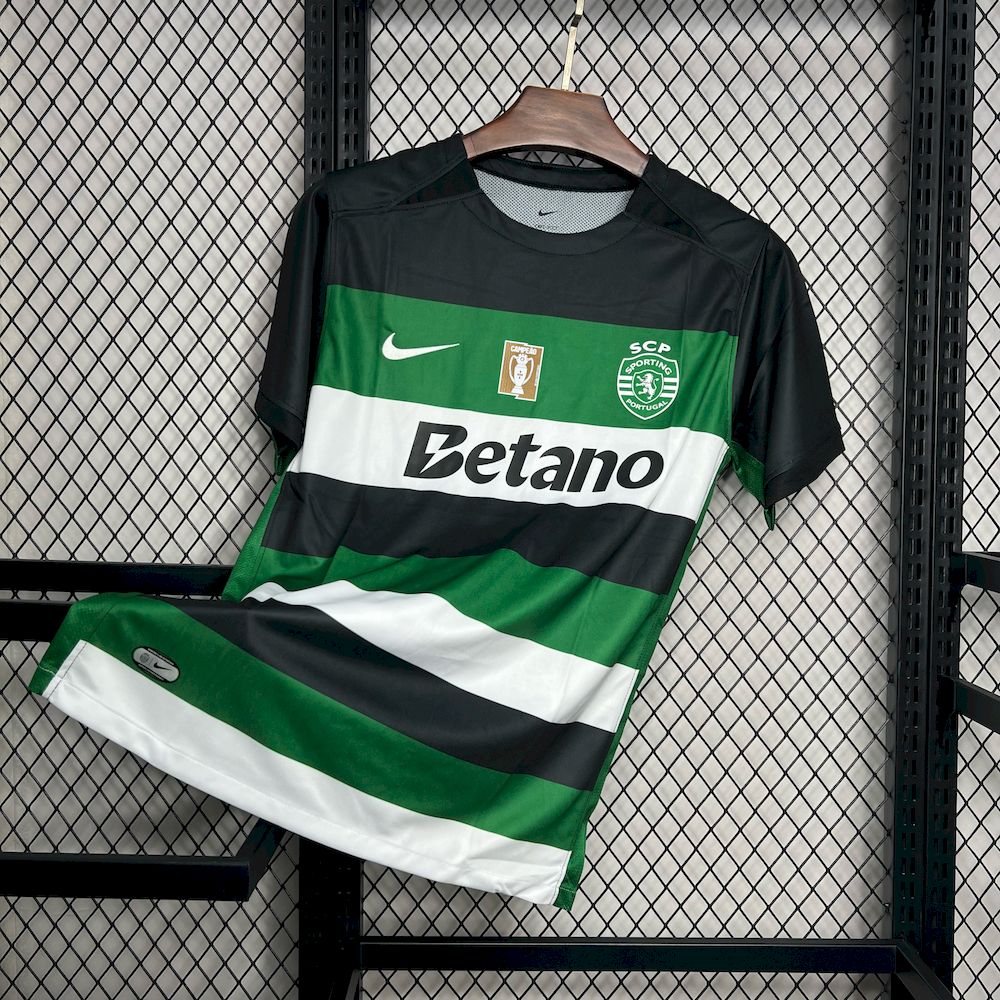 202505191651165.jpg Mens Sporting CP 2024/25 Home Bicampeao Jersey - Image 2