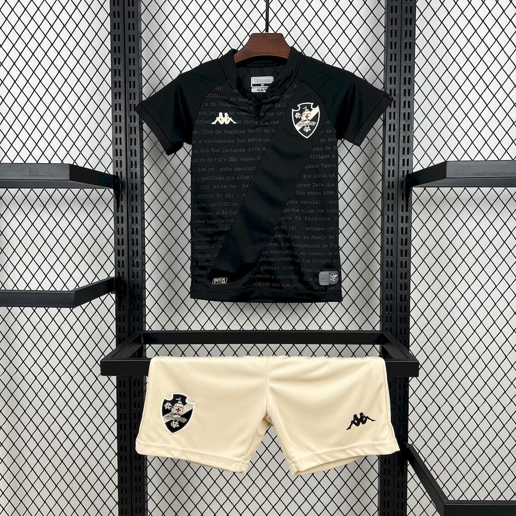 2025052416290028.jpg Kids Vasco da Gama 2024/25 Black Kit - Image 1