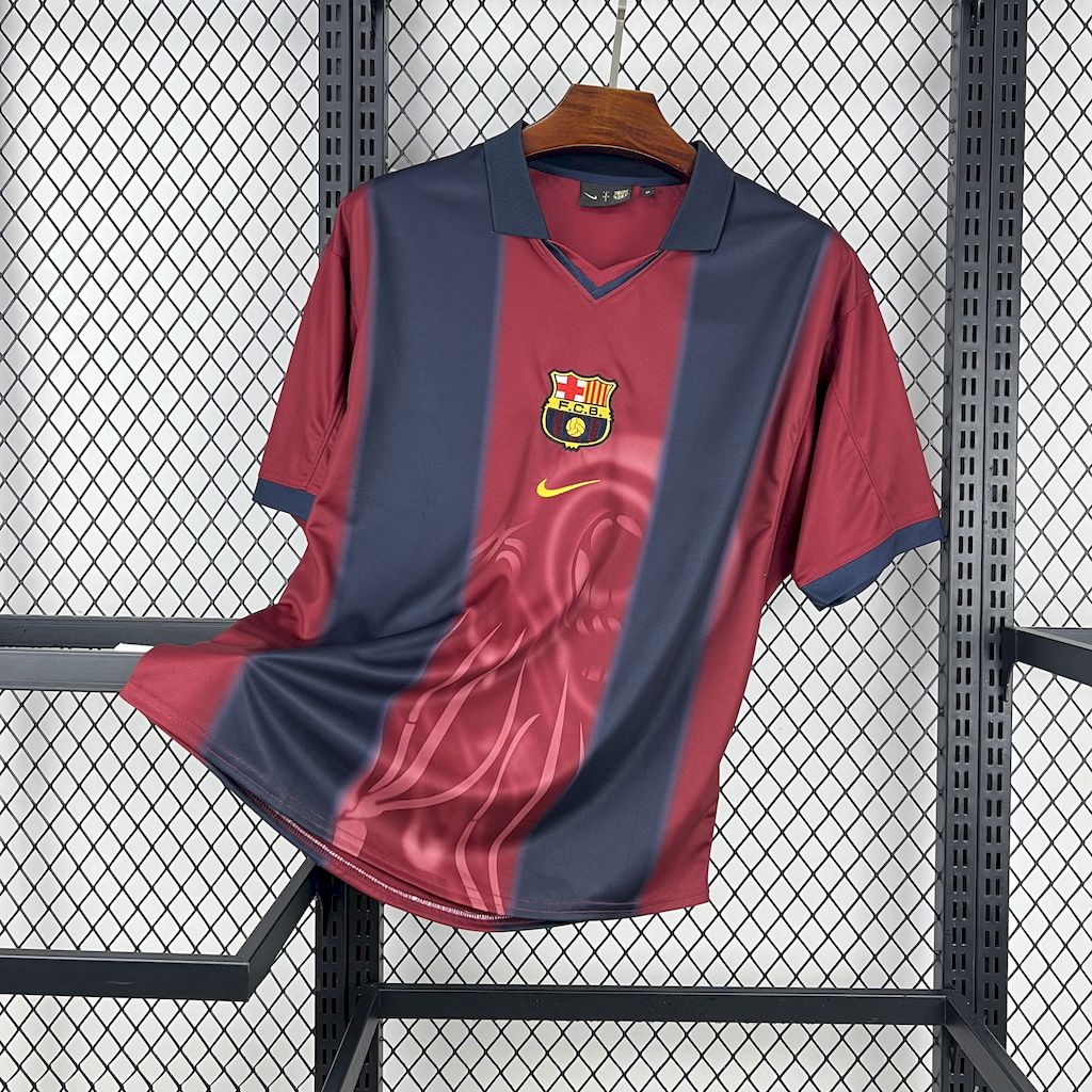 2025053008534878.jpg Mens Barcelona Hot Sale 2000/01 Home Retro Skeleton Jersey - Image 1