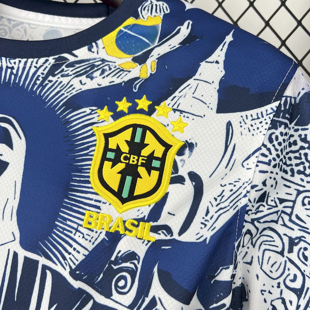 2025053008592277.jpg Mens Brazil 2025/26 Blue and white Jersey - Image 4