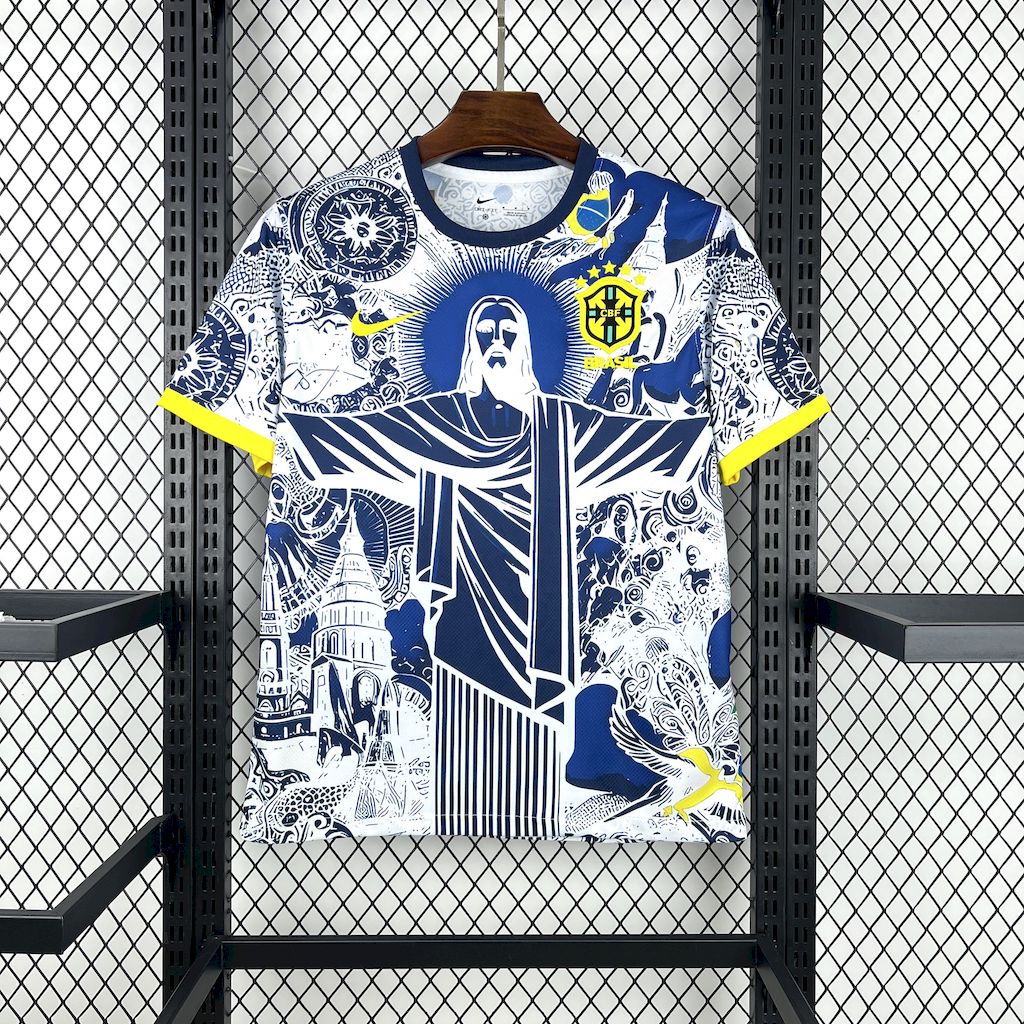 2025053008592474.jpg Mens Brazil 2025/26 Blue and white Jersey - Image 3