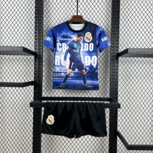 Kids Cristiano Ronaldo 2025/26 Real Madrid Kit