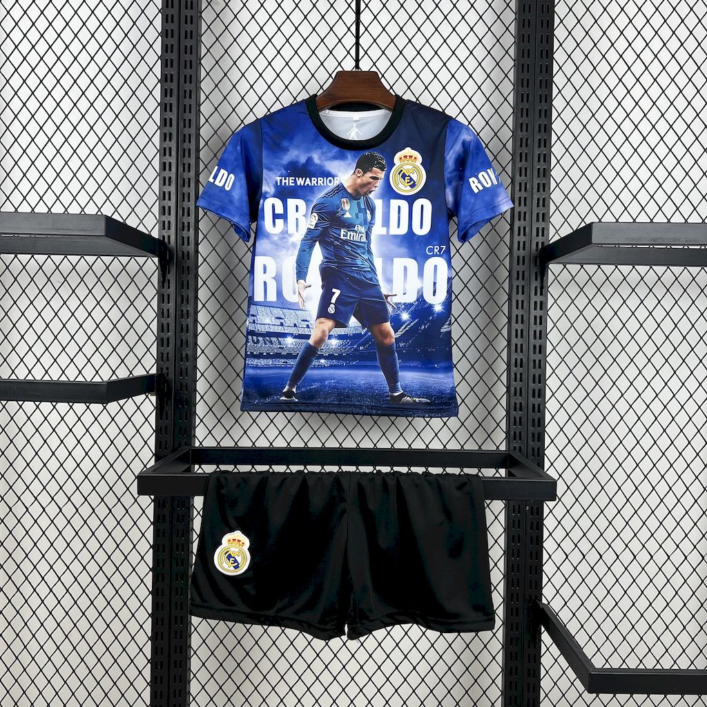 202506061338348.jpg Kids Cristiano Ronaldo 2025/26 Real Madrid Kit - Image 1