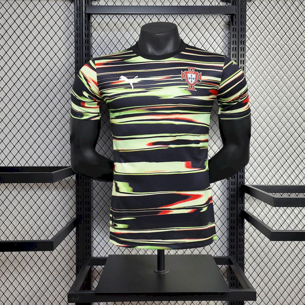 2025061216091973.jpg Mens Portugal 2025/26 Camouflage Pre-Match Authentic Jersey - Image 1