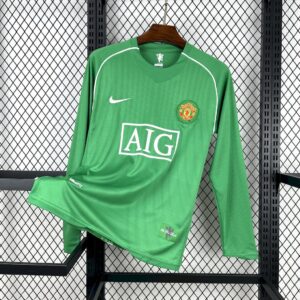 Retro Manchester United 2007/08 Goalkeeper  Long Sleeve Jersey