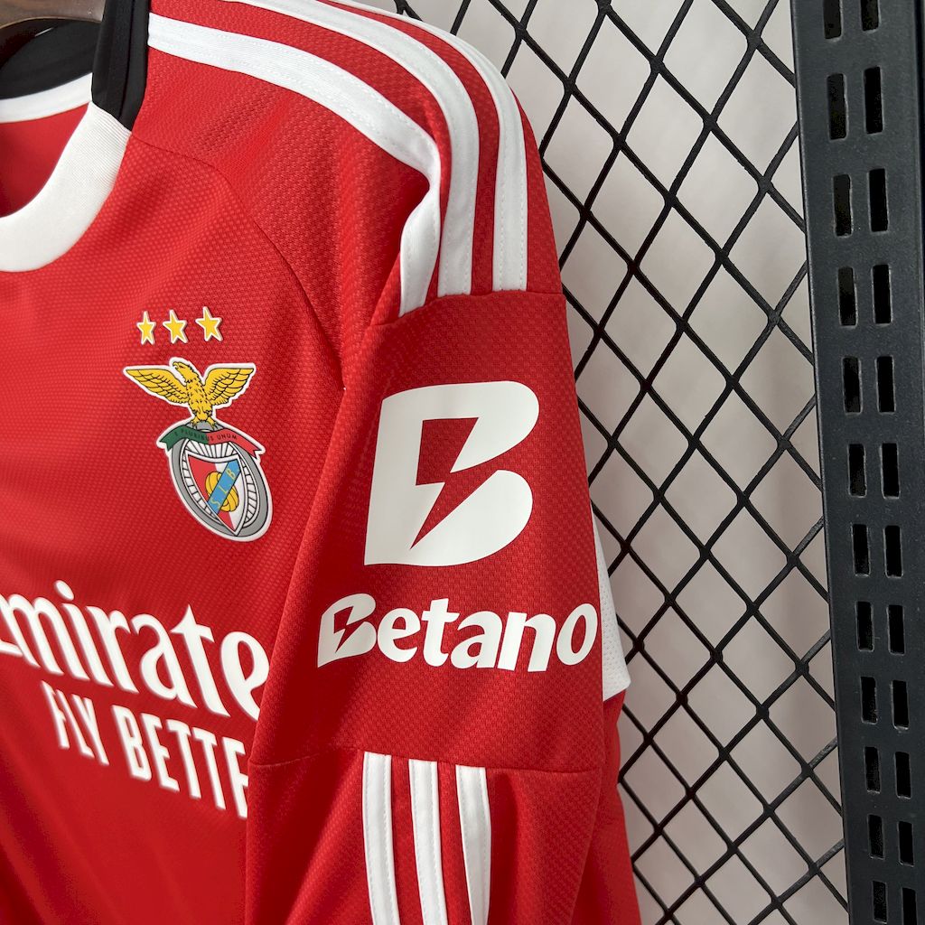 2025062412310839.jpg Mens Benfica 2025/26 Home Long Sleeve Jersey - Image 4