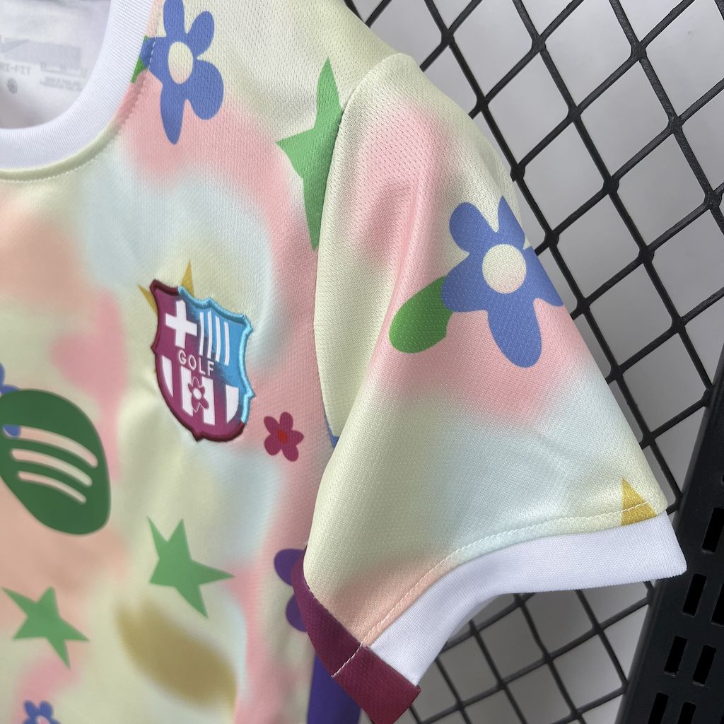 2025062718355990.jpg Kids Barcelona 2025/26 Flower Special Edition Kit - Image 7